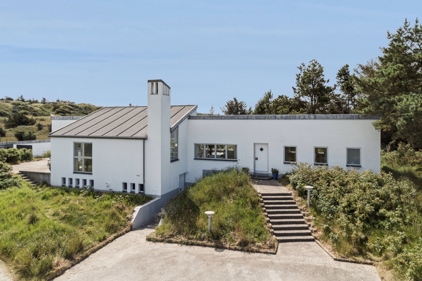 Huset set fra klitterne